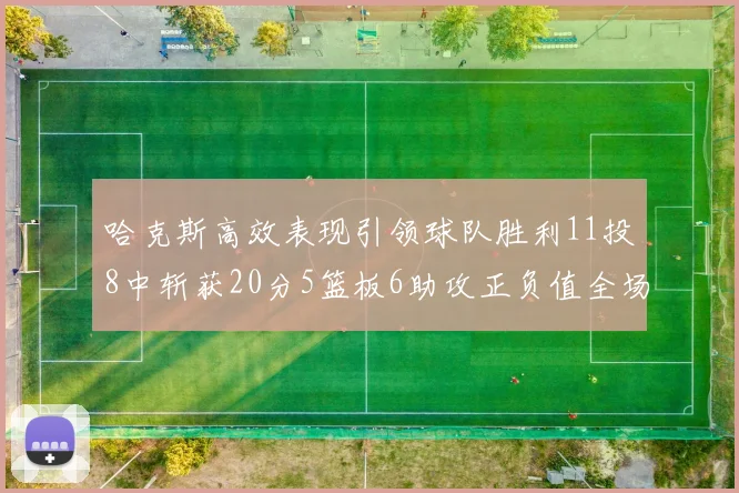 哈克斯高效表现引领球队胜利11投8中斩获20分5篮板6助攻正负值全场最佳